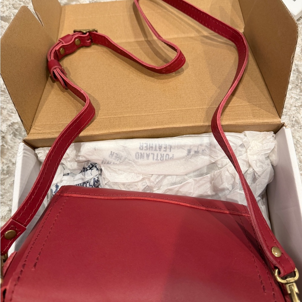 Portland Leather Cherry Crossbody Bag - Picture 6 of 6